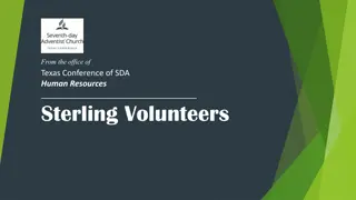 Sterling Volunteers: Child Protection Training and Screening Program