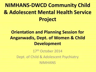 Community Child and Adolescent Mental Health Service Project Overview