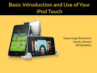Explore iPod Touch Features