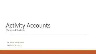 Student Activity Funds Management Overview