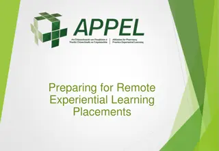 Experiential Learning Placements Guide for Students