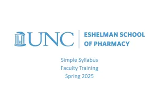Efficient Syllabus Management System for Faculty Training