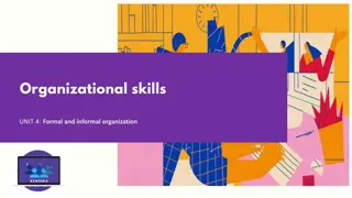 Mastering Formal and Informal Organization Skills