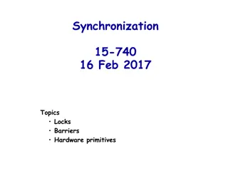 Synchronization Mechanisms in Computer Systems