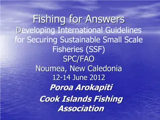 Securing Sustainable Small-Scale Fisheries in the Cook Islands