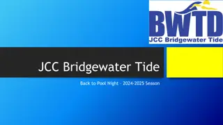 Meet the Dedicated Coaches of BWTD - JCC Bridgewater Tide