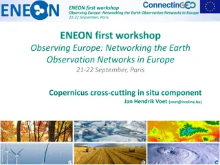 Networking Earth Observation Networks in Europe