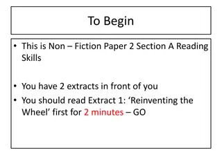 Enhancing Reading Skills with Extract Analysis Techniques