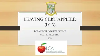 Leaving Cert Applied