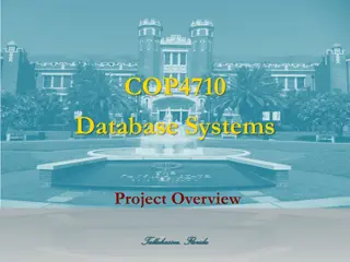 Database Systems Project in Tallahassee, Florida: Building Web-based Information System