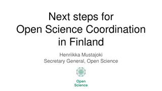 Next Steps for Open Science Coordination in Finland