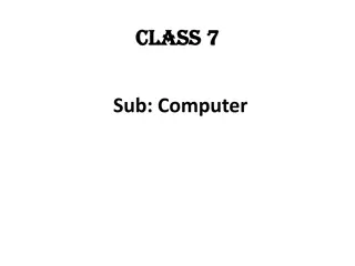 Exploring Class 7 Computer Studies and Number System Chapter 1