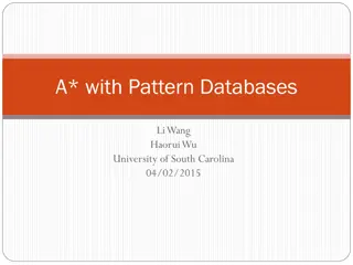 Efficient Approaches for Pattern Databases in Puzzle Problems