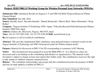 Simulation Results for Nagoya I. T. and YRP-IAI MAC Proposal Based on TG6ma Channel Model