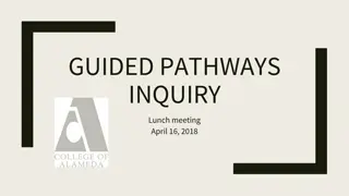 Exploring Guided Pathways at COA - Lunch Meeting Insights