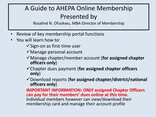 Guide to AHEPA Online Membership Activation & Account Management