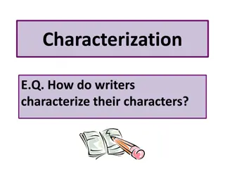Characterization in Writing: Revealing Character Personalities