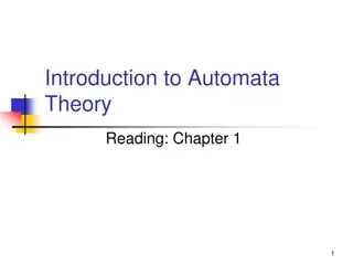 Automata Theory: Concepts and Origins