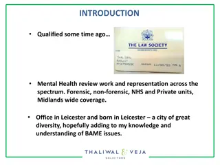 Mental Health Challenges in the BAME Community: Insights and Discussion