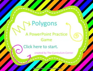 Polygons PowerPoint Practice Game - Interactive Learning Activity