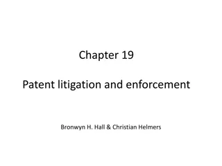 Patent Litigation and Enforcement Overview