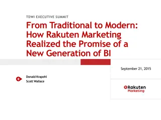 Rakuten Marketing's BI Transformation: From Traditional to Modern