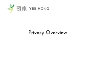 Yee Hong Privacy Overview: Protection of Personal Health Information in Ontario