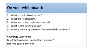Hard and Soft Behaviourism Criticisms