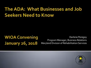 The Americans with Disabilities Act