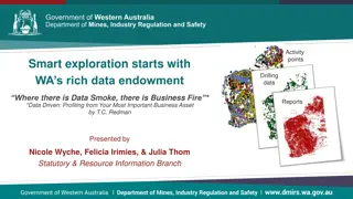 Unleashing the Value of Data in Exploration - Western Australia's Rich Data Endowment