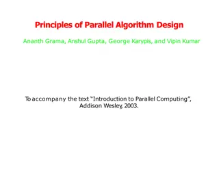 Parallel Algorithm Design: Principles, Models, and Techniques