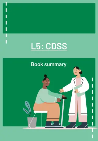 Clinical Decision Support Systems: Tools and Initiatives