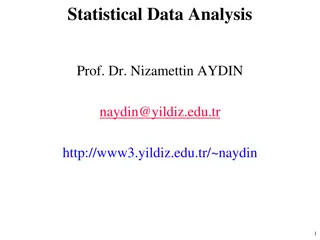 Introduction to R Programming Language and Statistics Analysis