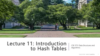 Introduction to Hash Tables in Data Structures and Algorithms