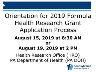 Effective Health Research Grant Application Tips and Guidelines 2019