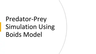 Predator-Prey Simulation Using Boids Model: Realistic Evolution and Survival Patterns