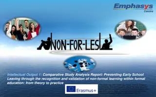 Comparative Study Analysis Report on Preventing Early School Leaving