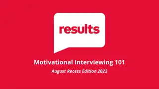 Mastering Motivational Interviewing for Effective Advocacy in Policy Change