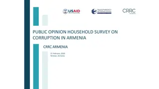 Public Opinion Household Survey on Corruption in Armenia 2020