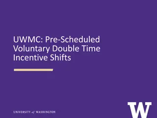 Voluntary Double Time Shift Incentives at UWMC