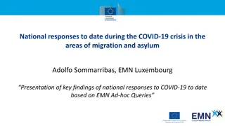 National Responses to COVID-19 Crisis in Migration and Asylum: Key Findings