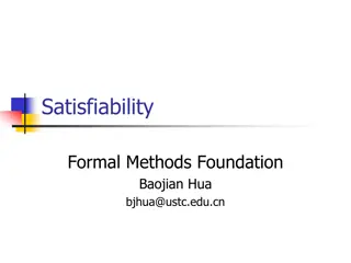 Satisfiability Problem in Formal Methods
