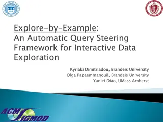 Interactive Exploration of Big Datasets with AIDE Models