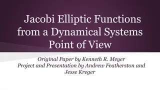 Insights into Jacobi Elliptic Functions from a Dynamical Systems Perspective