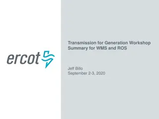 ERCOT Transmission Workshop Summary