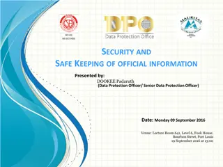 Data Security and Confidentiality Measures