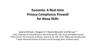 Eunomia: Real-time Privacy Compliance Firewall for Alexa Skills Research