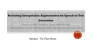Enhancing Speech-to-Text Generation with Interpolation Augmentation