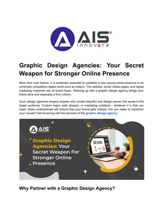 Graphic Design Agencies_ Your Secret Weapon for Stronger Online Presence