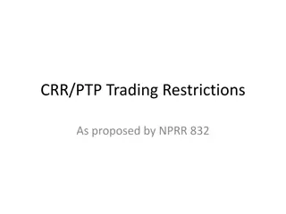 ERCOT PUN Contingency Definitions and Trading Restrictions Overview